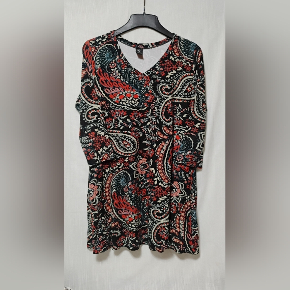Paisley Print Tunic Dress